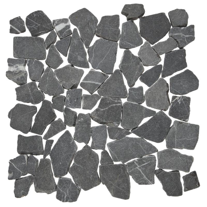 ZEN Grind Stone Dark Mramorová mozaika DUNIN (30,5x30,5x1cm/1ks)