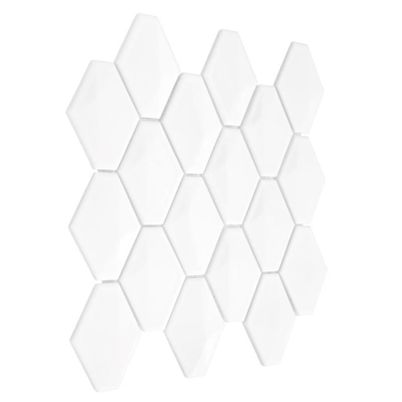 CARAT Mini Carat White Keramické mozaiky DUNIN (28,5x27,3cm/1ks)