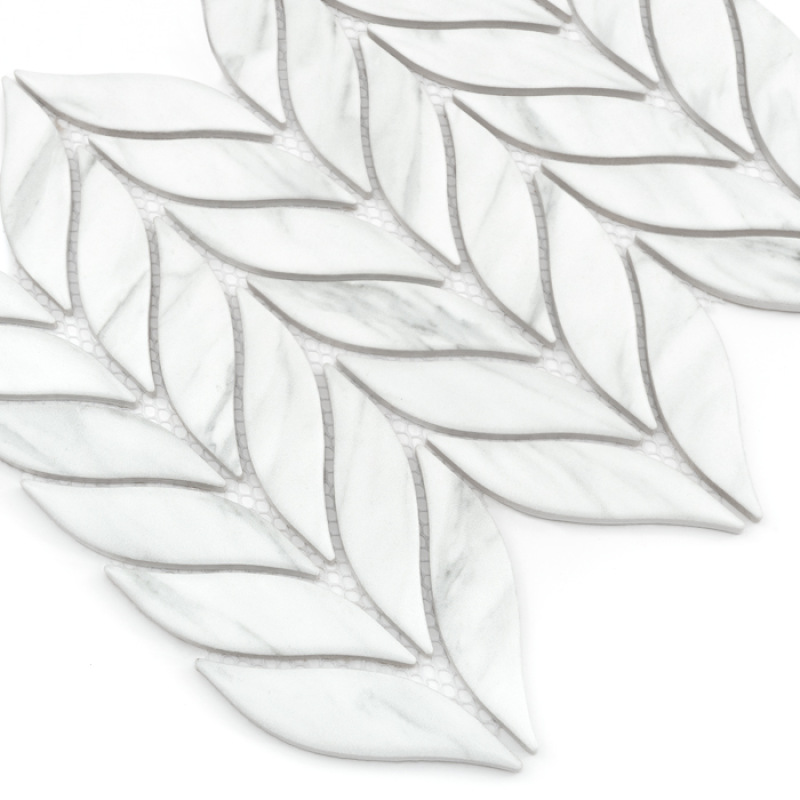 BOTTANY Carrara matt Gresové mozaiky DUNIN (26,5x22,5x0,7cm/1ks) 3