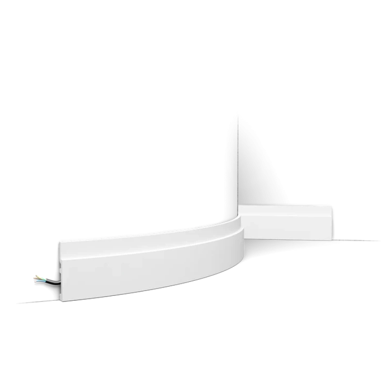 SX187F Podlahová lišta ORAC DECOR FLEX d 200 x v 7,5 x š 1,2 cm