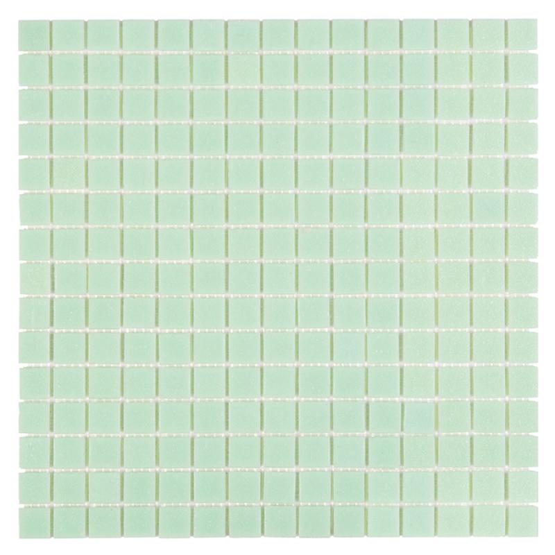 Q-SERIES Q Light Green Sklenená mozaika DUNIN (32,7x32,7cm/1ks)
