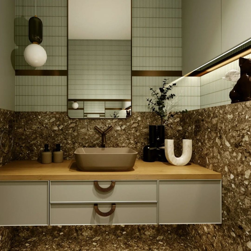 PENNY & TWIG Mr. Twig Mint Gresové mozaiky DUNIN (26,8x28,4cm/1ks) 7