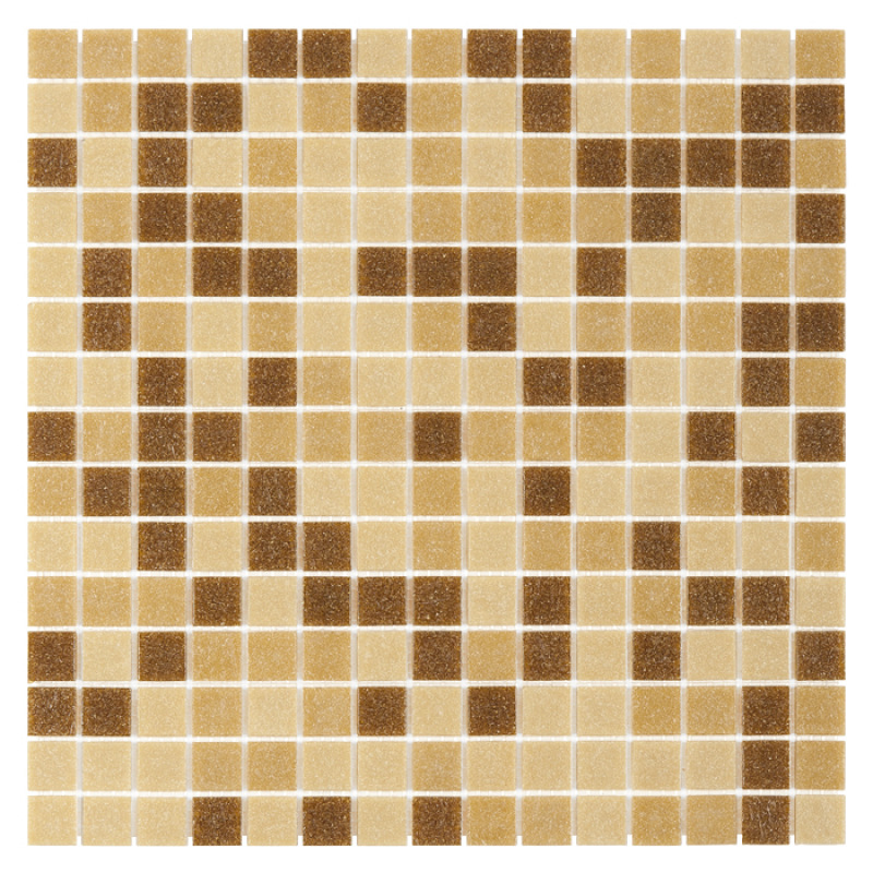 Q SERIES SPA QMX Beige Sklenené mozaiky DUNIN (32,7x32,7cm/1ks)