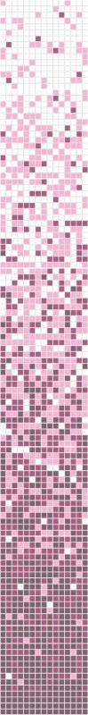 Q-SERIES Q Grade Violet Sklenená mozaika DUNIN (32,7x263cm/1ks)