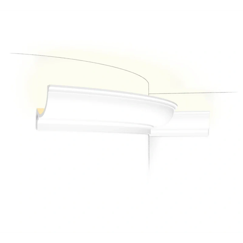 C902F Lišta pre nepriame osvetlenie ORAC DECOR FLEX d 200 x š 10,3 x v 10,3 cm