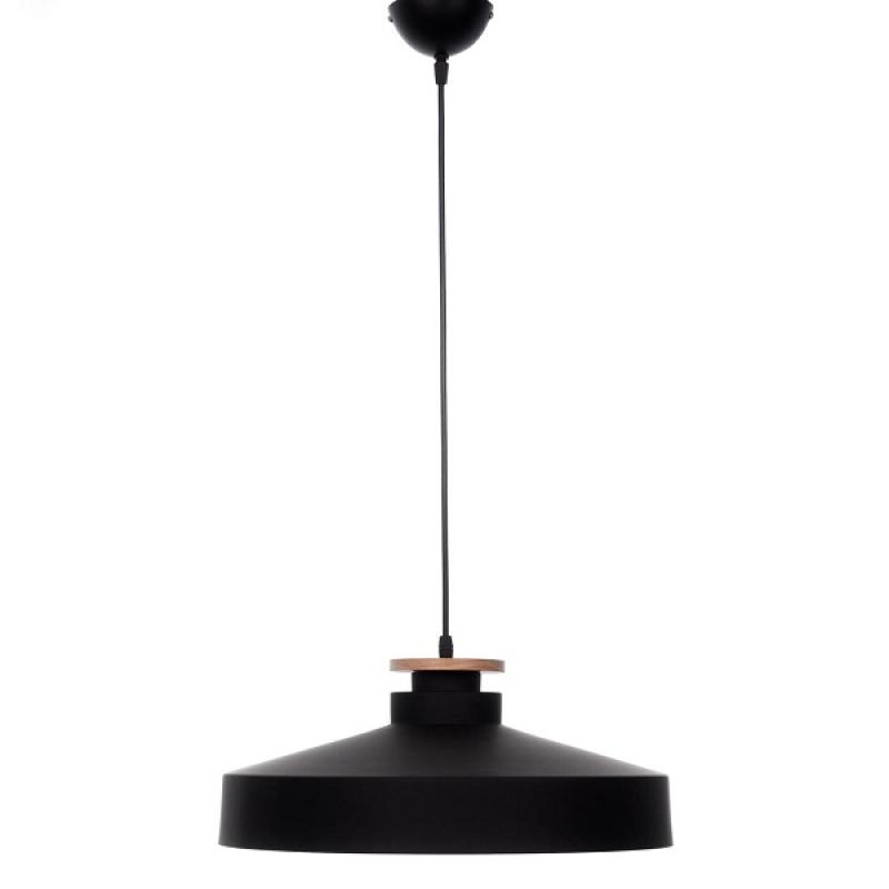 Čierna priemyselná lampa v loft štýle LUDOR DEKORIKO