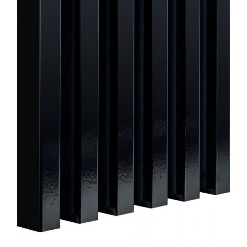 ULM007 Stenová lamela UNI Maxi (2750 x 40 x 29 mm.) čierna lesklá