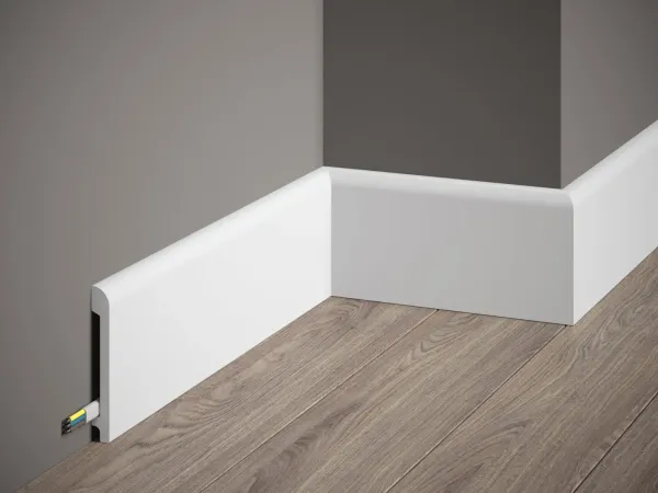 MD236P Premium podlahová lišta lakovaná MARDOM DECOR d 200 x v 9,9 x š 1,3 cm