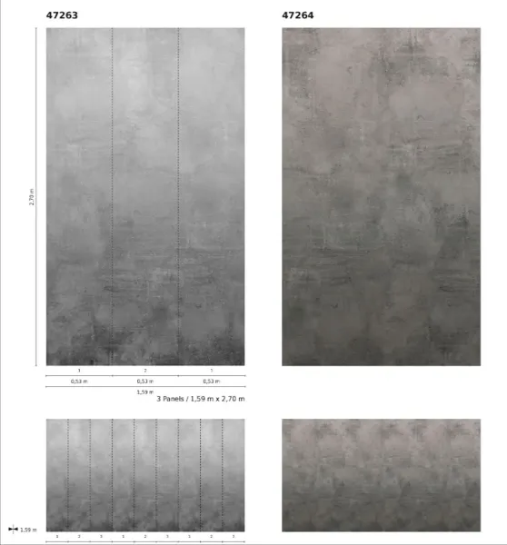 47263 Panel MARBURG Smart Art Easy 270 x 159 cm