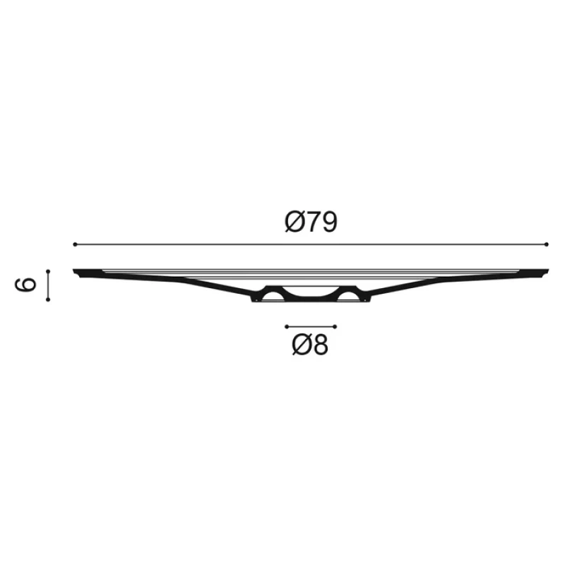R24 Rozeta ORAC DECOR ø 79 x v 6 cm 1