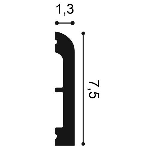 SX183 Rohová lišta ORAC DECOR Cascade d 200 x v 7,5 x š 1,3 cm