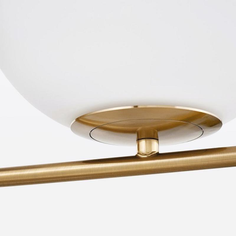 Dizajnová mosadzná nástenná lampa SORENTO D20 DEKORIKO