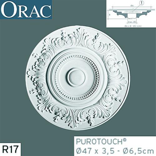 R17 Rozeta ORAC DECOR LUXXUS / ø 47 cm x v 3,5 cm