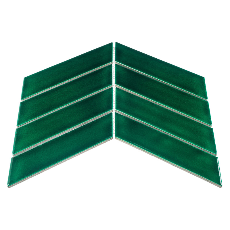 ROYAL Royal Chevron Vert Porcelánové mozaiky DUNIN (31,8x22,4cm/1ks) 4
