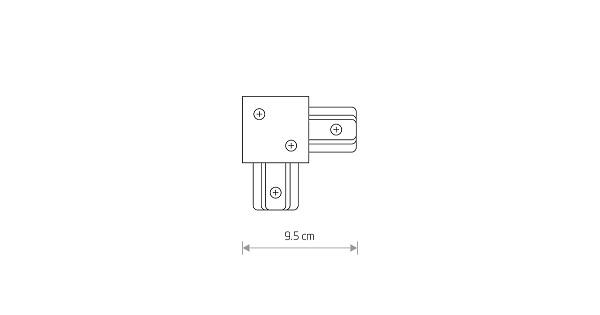 8970 PROFILE RECESSED L CONNECTOR NOW [5]