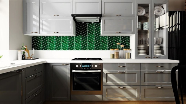 ROYAL Royal Chevron Vert Porcelánové mozaiky DUNIN (31,8x22,4cm/1ks) 8