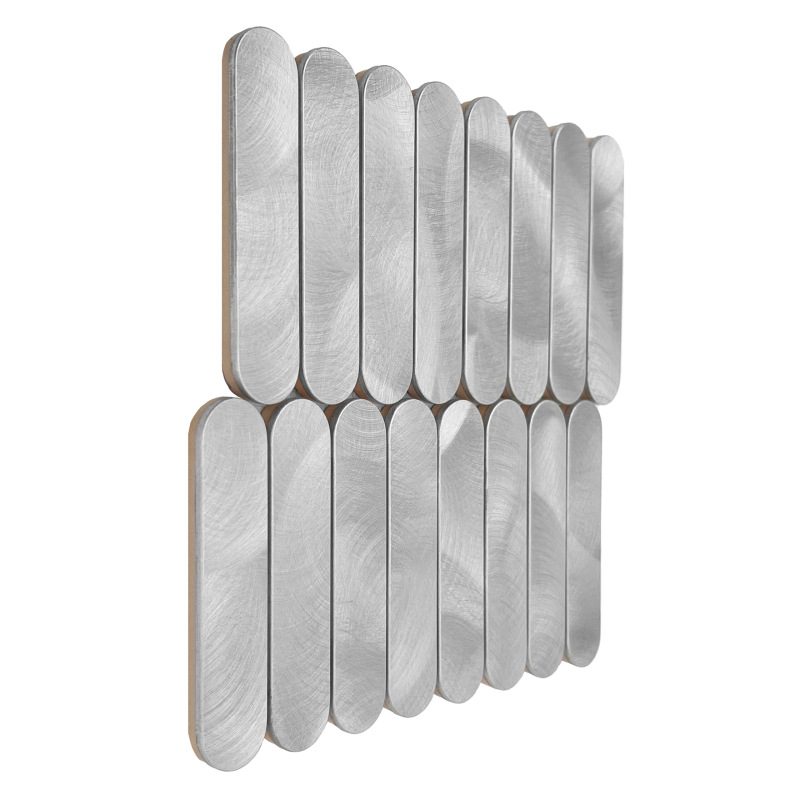 METALLIC Allumi Pills Silver Kovové mozaiky DUNIN (29,4x29,2cm/1ks) 3
