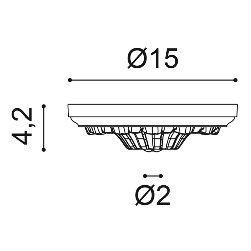 R10 Rozeta ORAC DECOR ø 15 x v 4,2 cm 1