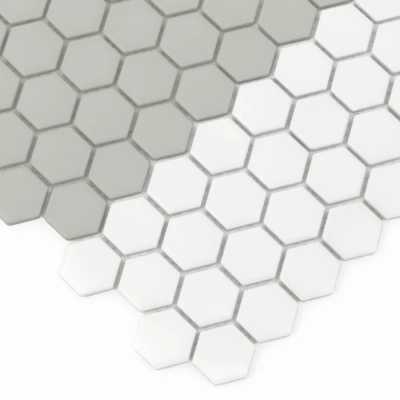 HOUSE LOVES Mini Hexagon Stripe 1.A matt Keramická mozaika DUNIN (30x26cm/1ks)