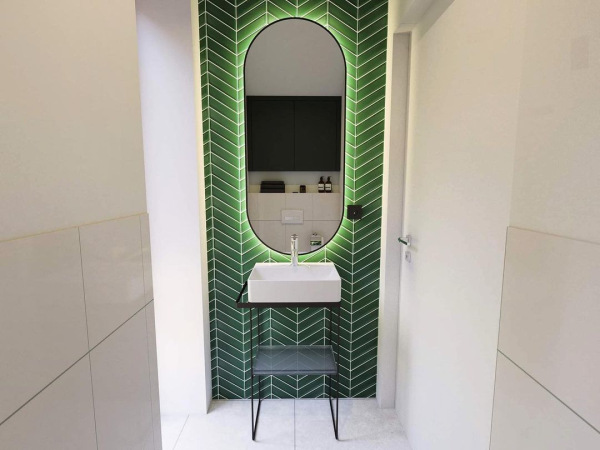 ROYAL Royal Chevron Vert Porcelánové mozaiky DUNIN (31,8x22,4cm/1ks) 10