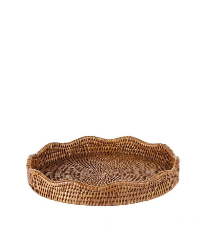 1R123 Ratanový podnos LNN Ø 32 x 5 h cm