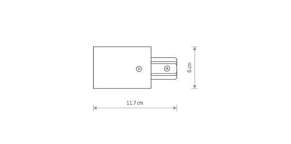 8973 PROFILE RECESSED POWER END CAP NOW [8]