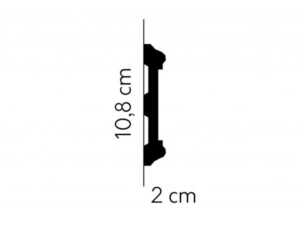 MDD410 Lemovacia lišta MARDOM DECOR d 240 x v 10,8 x š 2 cm