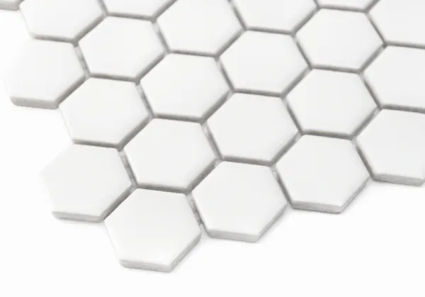 HOUSE LOVES Mini Hexagon Cleo matt Keramická mozaika DUNIN (30x26cm/1ks)