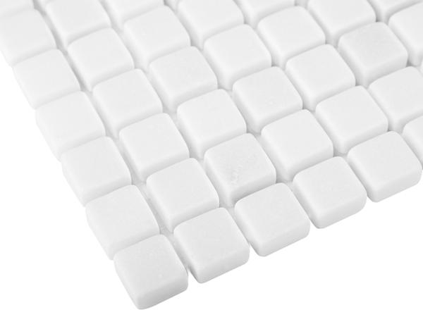 BLACK & WHITE Pure White 15 matt Mramorové mozaiky DUNIN (30,5x30,5cm/1ks)