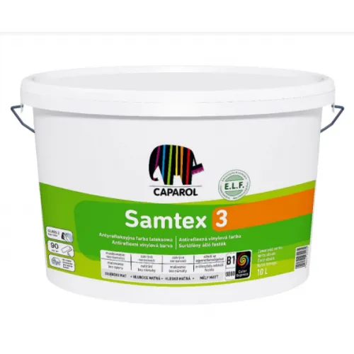 Caparol SAMTEX 3 - 10L      umývateľná vinylová interiérová farba