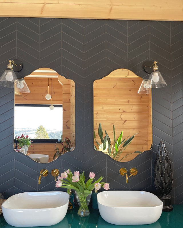 ROYAL CHEVRON Black matt Porcelánové mozaiky DUNIN (31,8x22,4cm/1ks) 5