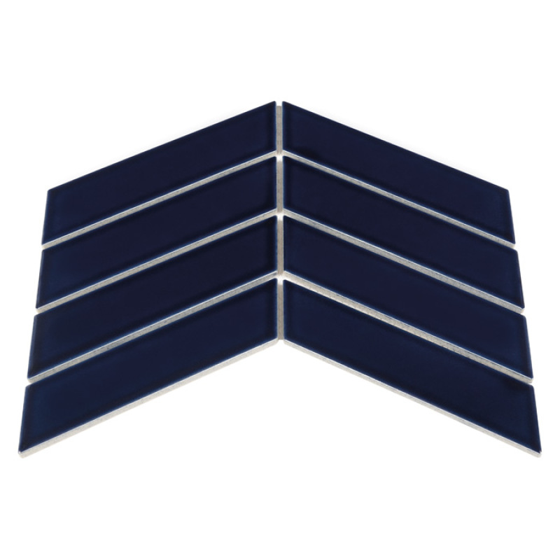 ROYAL CHEVRON Midnight Porcelánové mozaiky DUNIN (31,8x22,4cm/1ks) 4
