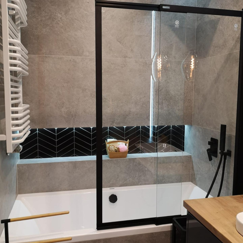 ROYAL CHEVRON Black Porcelánové mozaiky DUNIN (31,8x22,4cm/1ks) 8