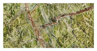 ZEN Rainforest Green Mramorová mozaika DUNIN (60x30x1cm/1ks)