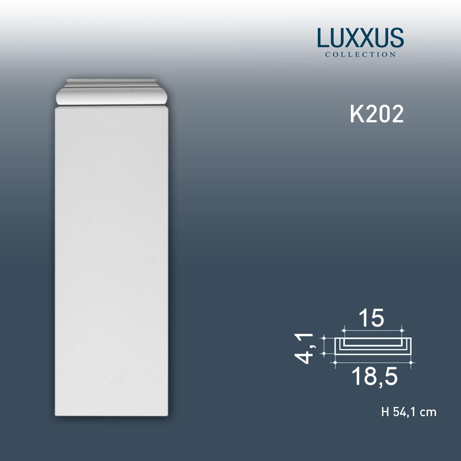 K202 Ozdobný prvok ORAC DECOR d 18,5 x v 54,1 x š 4,1 cm