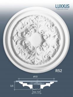 R52 Rozeta ORAC DECOR LUXXUS / ø 69,5 cm x v 4,8 cm