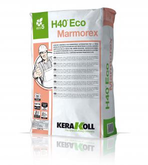 H40 ECO MARMOREX White - biely 25 kg